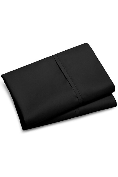 Choice 20 × 26 بوصة (51 × 66 سم) أسود، قطعة واحدة، غطاء وسادة مغلف للنوم، غطا...