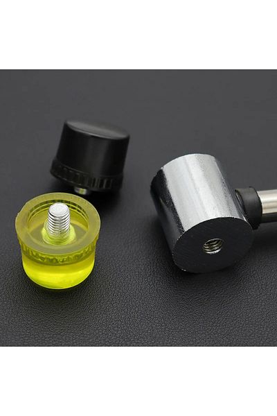 Choice 25mm 25mm 30mm 35mm 40mm Mini Hammer Nylon Head Mallet Hand Tool Non-slip Handle Nylon Rubber Used A