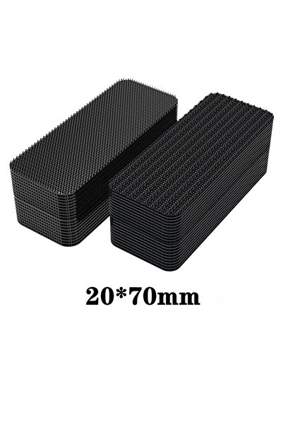 Choice4 40pcs(20pairs) Rectangle Adhesive Fastener Tape Extra Strong Carpet F...