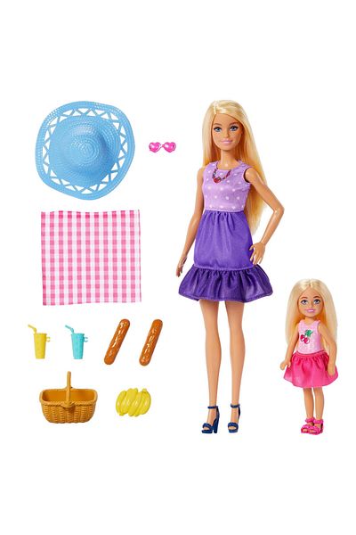 Barbie طقم ملابس أساسي من ماليبو وتشيلسي مكون من قطعتين