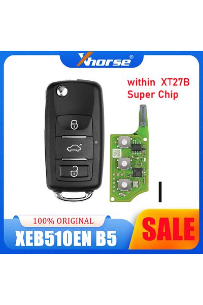 Xhorse 1PCS XHORSE XEB510EN B5 Universal Super Remote within XT27B Super Chip English Version used with ...