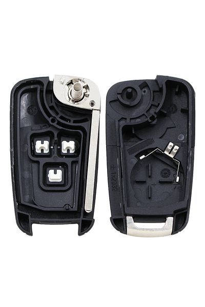 HKOBDII 10pcs/Lot 3 Button Flip Folding Key Shell Case Fob for Chevrolet Aveo Cruze Uncut Blade