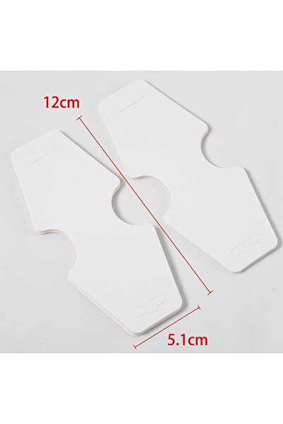 Choice 50 قطعة/الوحدة 12x5 سم بطاقات عرض قابلة للطي قلادة سوار بطاقة ورق كرافت للمجوهرات DIY Ret