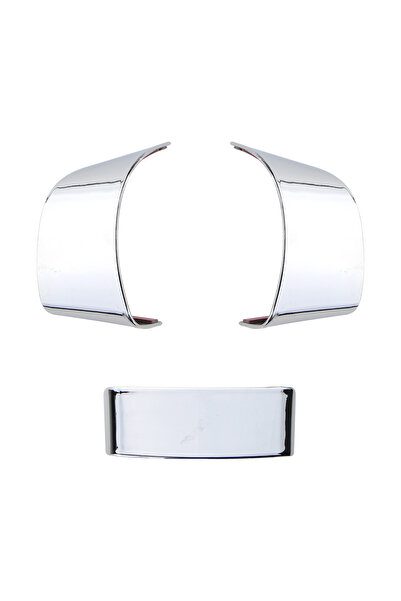 Choice Chrome 3pcs 3pcs Car Steering Wheel Decoration Cover Trim Sticker Fit ...
