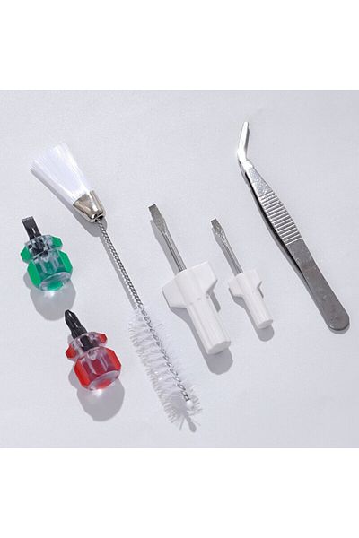 Choice Zh-2268-a 6pcs/set Sewing Machine Cleaning Repair Tool, Tweezer Hair Brush Screwdriver Diy Tool Comb