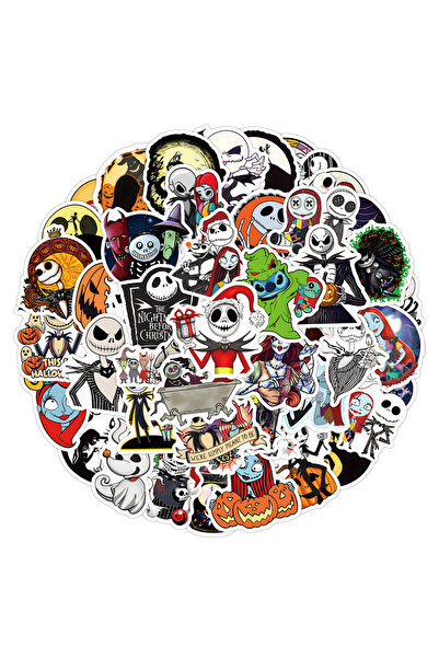 Choice 60 قطعة من ملصقات ديزني كابوس قبل عيد الميلاد والهالوين، مذكرات يدوية،...