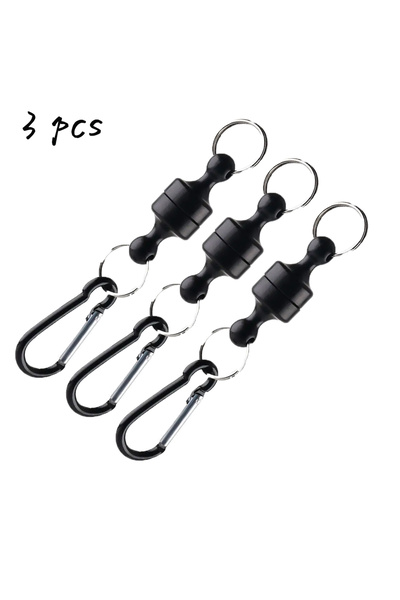 Choice 3 قطع مشبك صيد مغناطيسي مع سلسلة مفاتيح مشبك صيد مضاد للسقوط مشبك صيد ...