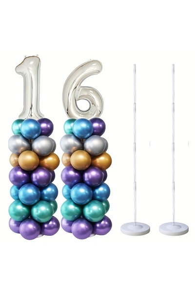 Choice مجموعة أخرى من حاملات البالونات، مجموعة عمود بالونات عيد الميلاد، حامل...