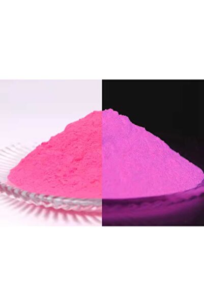 HOBİFLEX FOSFOR TOZU PEMBE KARANLIKTA PARLAYAN EPOKSİ REÇİNE VE SANATSAL FOSFOR 35 GR