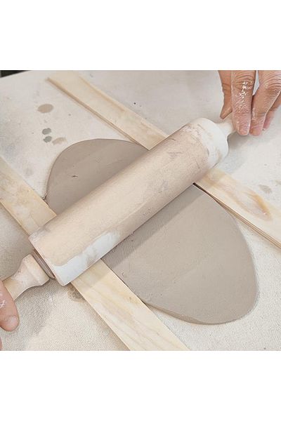 WHPHous 10Pcs 3/5/7/10/12MM Ceramic Clay Board Guide Pine Wood Strip Wooden Ruler Ceramic Tool Rolling Cl...