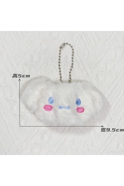 Choice Cinnamoroll Sanrio Plush Keychain Purse Bag Hello Kitty Doll Keyring Anime Stuffed Backpack Pendant