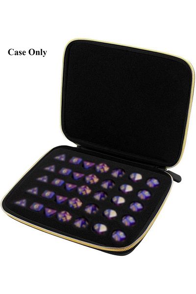 Choice Black 35 Dice Case Box Tray, Storage Holder For Dnd Dice Set, For D&d Dungeons And Dragons 7-die Po