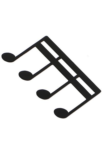 Choice Black Musical-note Music Page Holder Professional Music Sheet Clip Mini Page Fixing Wear Resistant P