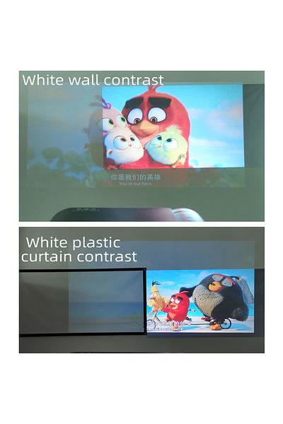 MIXITO 100 Inch Projector Screen Simple 16:9 Anti-light Curtain 30 72 84 92 100 106 120 130 133 Inch