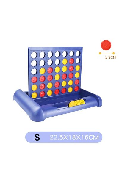 Choice Blue Foldable Connect 4 In A Line Board Game Classic Party Chess Family Toy Early Educational Puzzle