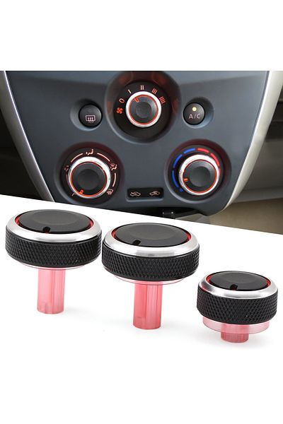 Choice Car AC Heater Climate Control Knob Panel Switch Knobs Air-con Buttons for Nissan New Sunny March ...