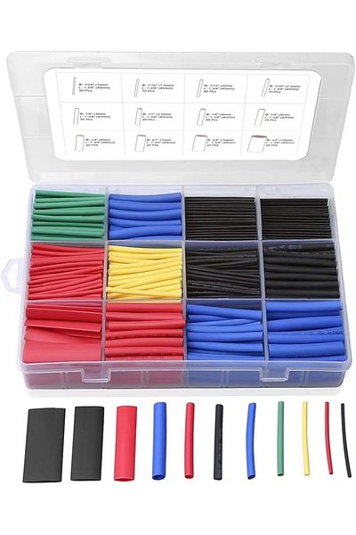 AOKIN 560pcs With Box 560pcs Heat Shrink Tubing 2:1, Eventronic Electrical Wire Cable Wrap Assortment Elec