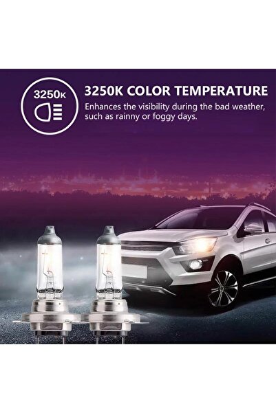 Philips H7 H7 VisionPlus 12V 55W PX26d Halogen Car Headlight VP +60% Bright Auto Lamps Original Ligh