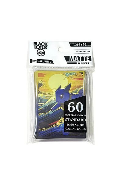 Choice 60pcs Bag 60pc 66x91mm Standard Size Card Protector Tortoise Great Wave Board Game Card Sleeves Play