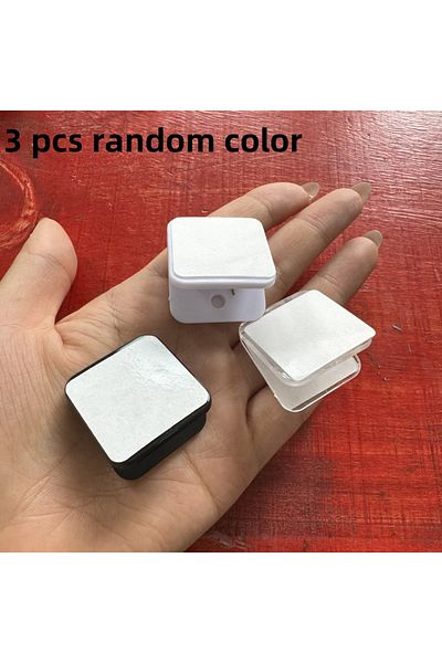 Choice Random Color 3 Pcs Wall-mounted Dog Pee Pad Clip Holder - Stickable Plastic Material For Pet Cleanin