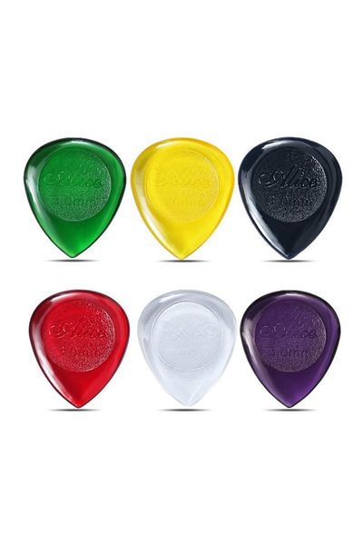 Miwayer 2mm 6pcs Alice Stubby Guitar Picks Abs Plectrums Large Stubbies Big Thickness 1mm 2mm 3mm Guitar Pic