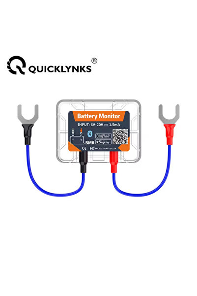 Choice جهاز مراقبة بطارية السيارة QUICKLYNKS BM6 اللاسلكي بتقنية البلوتوث QUI...