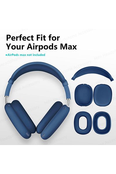 Choice For Airpods Max Silicone Case For Airpod Max Case Silicone Ear Protection Earmuffs Casque Headphone