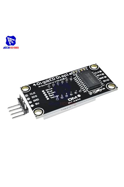 Choice Green Tm1637 0.36" 4 Bit Led Digital Tube Display 7 Segments Red Green Blue Yellow White Led Module