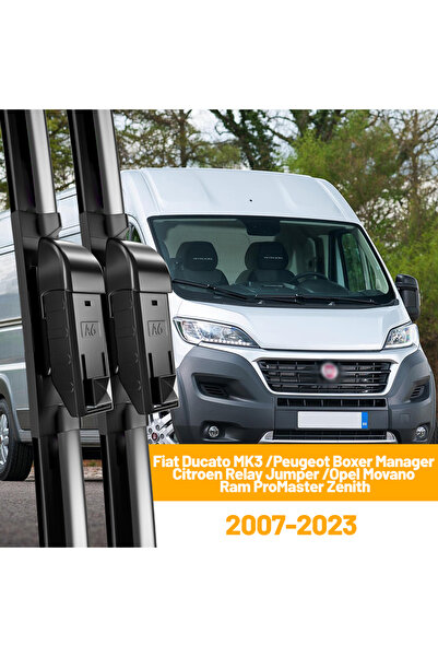 Choice شفرة مساحات الزجاج الأمامي (2007-2023) لسيارة فيات دوكاتو III MK3 بيجو...