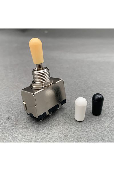 FLEOR Box Style Guitar Pickup Selector Switch 3-Way Toggle Switch with 3 Tips for Electric Guitar