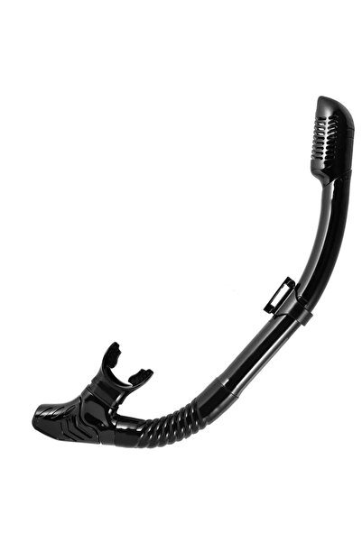 Choice1 أنبوب غطس جاف AllBlack سهل التنفس للغوص والحماية من الرذاذ وصمام علوي ومعدات سباحة تحت الماء