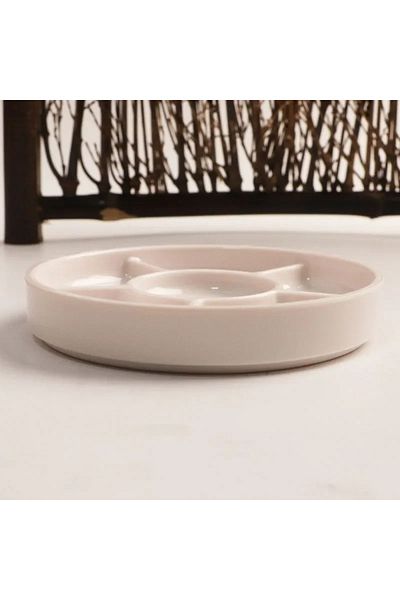 Choice Palette Without Lid Imitation Porcelain Round Palette With Lid Acrylic Watercolor Painting Multifunc