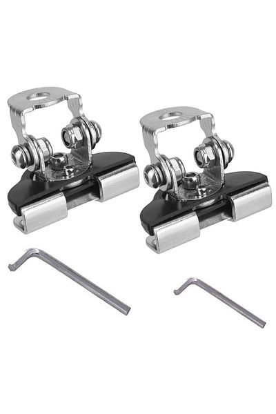LEEPEE Silver Car Headlight Holder Led Flood Lights Clamp Spotlight Stand Bar Bracket Off Road 4x4 Auto Acc