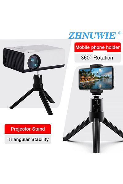 Choice Desktop Projector Stand，Desktop Lazy Mobile Phone Holder Tripod Live Support Rack Folding Project...
