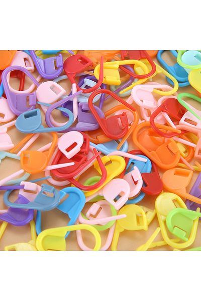 Choice 100pcs Markers Mix Randomly 100-1000pcs/pack Mini Knitting Crochet Locking Stitch Markers Can Baby G