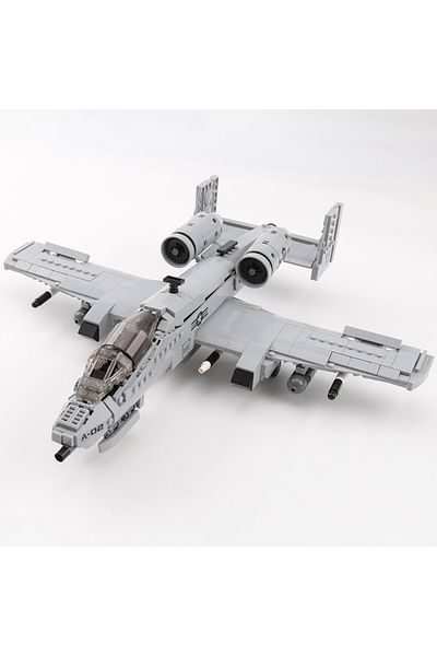 Choice 06022(961PCS) Us Military A-10 Fighter Building Blocks Arms Vehicle Model New Type Armored Thunderbo