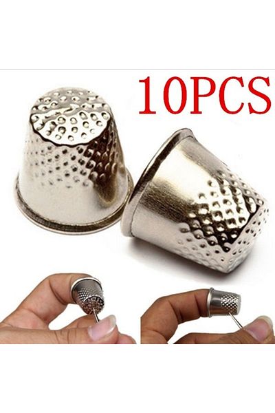 Choice Antique Hard Metal Brass Sewing Thimble Needles Partner Finger Protector DIY Sewing Tools