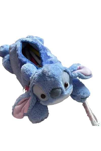 Choice Stitch A New Stitch Plush Pencil Case Cute Cartoon Disney Animal Stationery Storage Bags Kawaii Anim