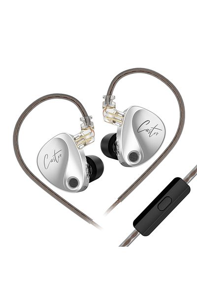 KZ Harman Mic Castor In Ear Hifi Earphone 2dd Dynamic High-end Tunable Earphones Monitor Headphone C
