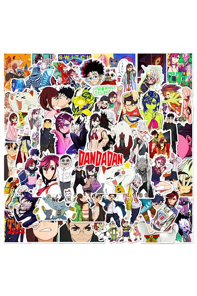 Choice 50pcs 50pcs Dan Da Dan Anime Ayase Momo Stickers Cool Classic Manga Sticker Diy Fridge Notebook Phon
