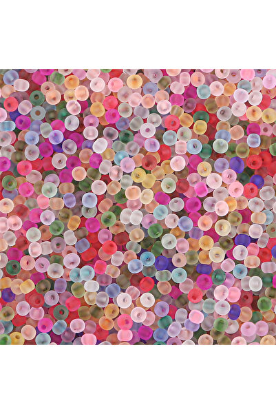 Choice7 4 مم 10 جم نمط 3 حوالي 100 قطعة خرز أرز زجاجي شفاف مصنفر عالي الجودة ...