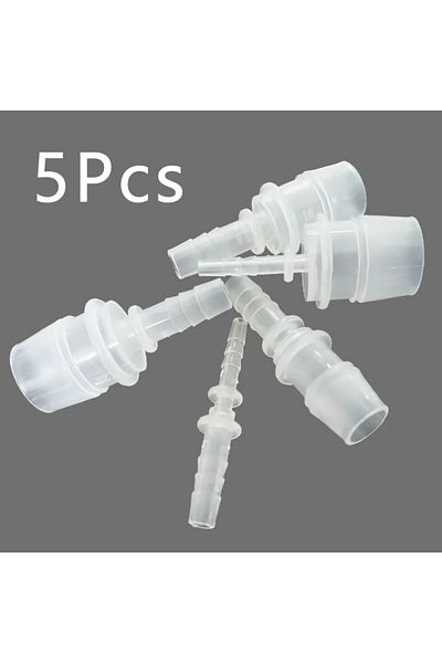 Choice 5pcs Plastic Flexible Hose Connector Barb Reducer Fitting Adapter Splicer Joint Water Pipe Repair...