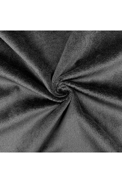 Choice 75 × 45 سم (29 × 17 بوصة) أسود مقاس كبير بلون سادة قماش مخملي قصير فائ...