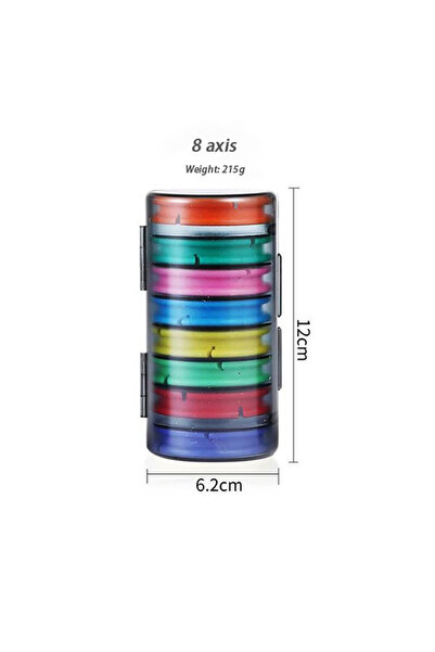 Choice صندوق خط الصيد الرئيسي ذو 8 محاور ولوحة لف 4-16 محورًا وصندوق أدوات صي...