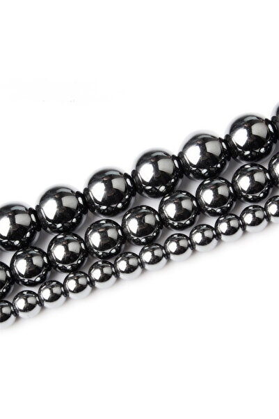 choice2 10mm approx 41pcs 6-10mm Natural Stone Hematite Round Beads 6-10mm No...