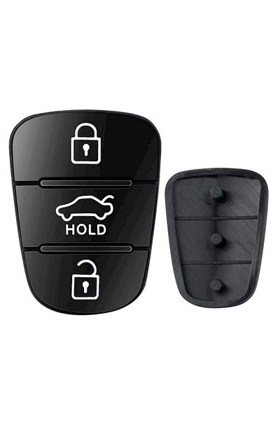 Choice 3 Bt Hold Replacement 3 Buttons Rubber Pad Key Shell For Hyundai Ix35 I30 For Accent For Kia K2 K5 F