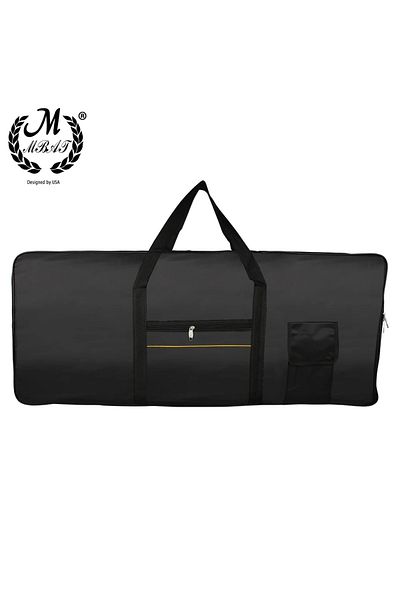 M MBAT Black Bag Electronic Organ Bag 61 Keys Keyboard Piano Waterproof Oxford Fabric Bag Case Music
