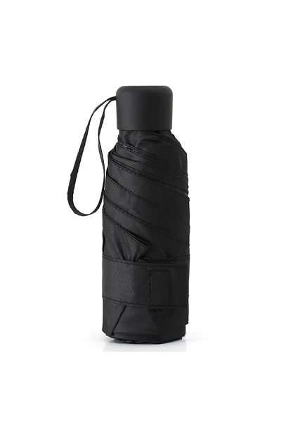 Choice Black Ultralight Mini Pocket Women's Small Windproof Folding Umbrella Travel Compact Rain Men's Umbr