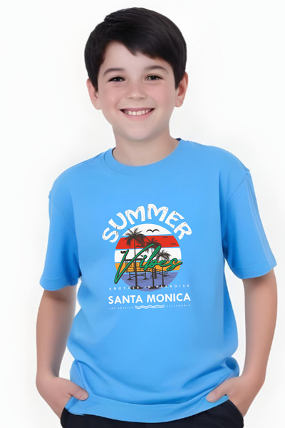 YA KO KİDS Κοντομάνικο μπλουζάκι Santa Monica με στάμπα για αγόρι