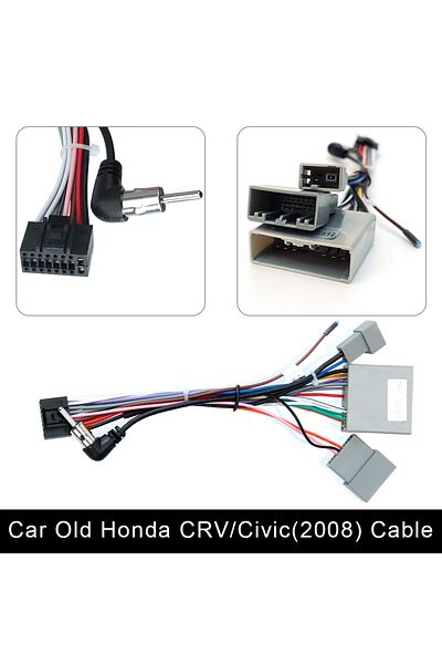 Choice For Honda Old Crv Iso Cable Car Radio Android Player 2din Stereo Accessories For Suzuki Kia Vw Hyund